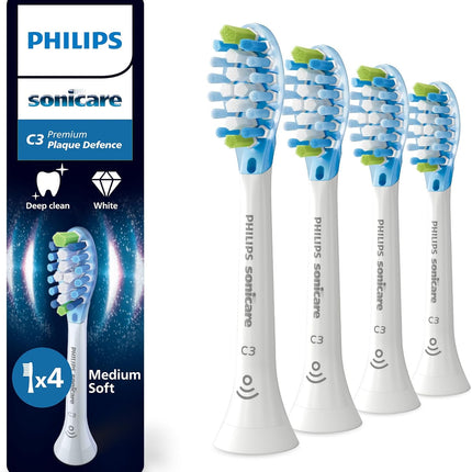 Philips Sonicare C3 Premium Plaque Defense Bürstenköpfe (4er-Pack) HX9044/87 - HX9044/88