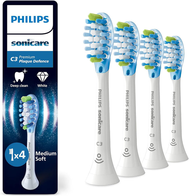 Philips Sonicare C3 Premium Plaque Defense Bürstenköpfe (4er-Pack) HX9044/87 - HX9044/88