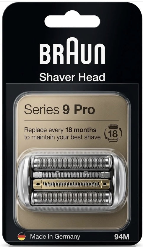 Braun Series 9 Pro Elektrorasierer Scherkopf,94M, Silber, 1er Pack
