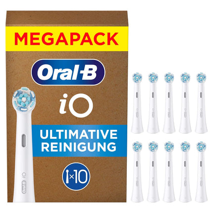 Oral-B iO Ultimative Reinigung, Original Aufsteckbürsten, Schwarz, 10 Stück