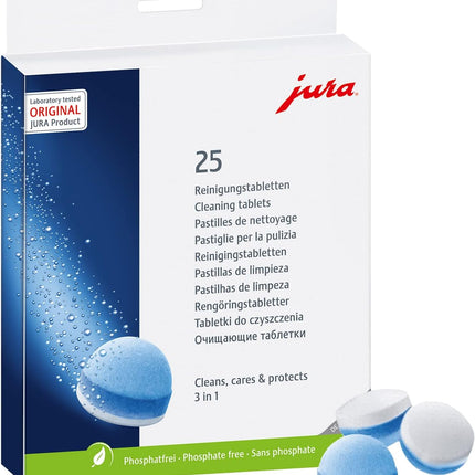 Jura 3-Phasen-Reinigungstabletten - 25 Stück