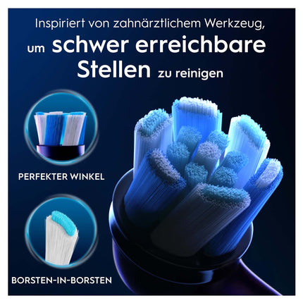 Oral-B iO Ultimative Reinigung, Original Aufsteckbürsten, Schwarz, 10 Stück